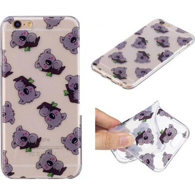 Pouzdro AppleKing ochranné z měkkého plastu Apple iPhone 6 Plus / 6S Plus - koaly