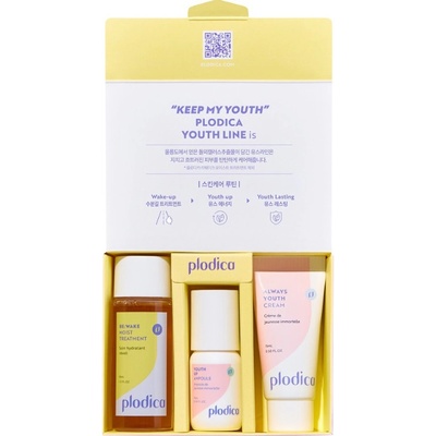 Plodica full day youth kit Cestovní sada toner 33 ml sérum 15 ml a krém 15 ml