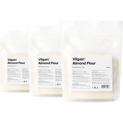 Vilgain Mandlová mouka extra jemná 3 x 0,5 kg