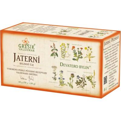 Grešík Devatero bylin Čaj Jaterní 30 x 1,5 g
