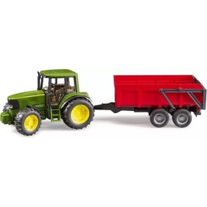 BRUDER Трактор John Deere 6920 с ремарке (02057 B)