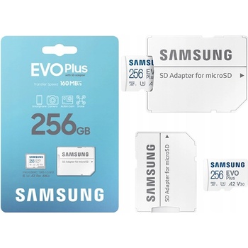 Samsung MicroSDXC 256GB + SD adaptér MB-MC256SA/EU