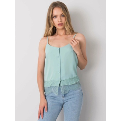 Modalinda Fashion Top-AI-TP-6015.12P-mint tyrkysová
