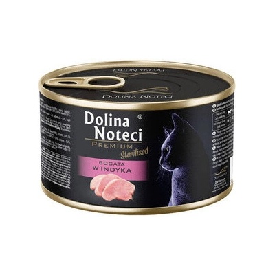 Dolina Noteci Premium Sterilizované s vysokým obsahom morčacieho mäsa 185 g