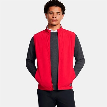 Under armour golf Потник Under armour golf Drive Pro Storm Insulated vest - Red (Red / Metallic Silver)