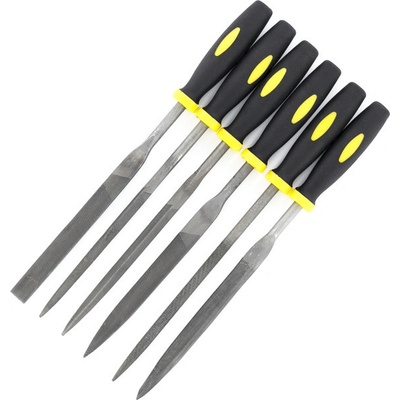 Shesto Modelcraft pilníky s rukojetí sada 6 ks