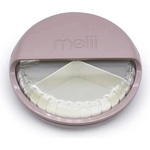 Melii Кутия за снакс Melii - Luxe Spin, 3 отделения, розова
