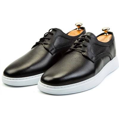 Ducavelli Work Flotter Мъжки обувки от естествена кожа - Черни 308247 (308247_Черно)