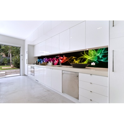 DIMEX ART Фототапет за кухня - черен дим 420 x 60 см