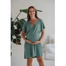 Bambusová nočná košeľa na dojčenie Moon Eucalyptus