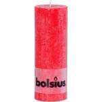 Bolsius Bolsius Polska Sprzedaż sp. z o. o. Свещ Bolsius Rustic червена цилиндрична, 68x190 мм