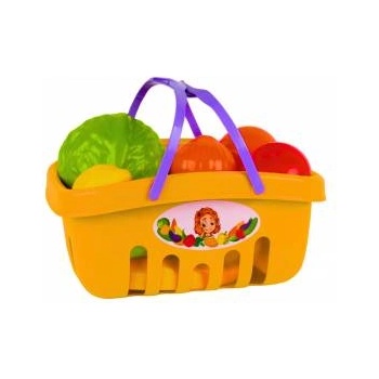 TECHNOK Basket Grocery Set For Shopping Vegetables, Fruits Pink 5354