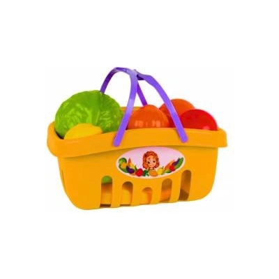 TECHNOK Basket Grocery Set For Shopping Vegetables, Fruits Pink 5354