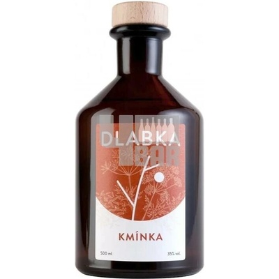 Dlabka Kmínka 25% 0,5 l (holá láhev)