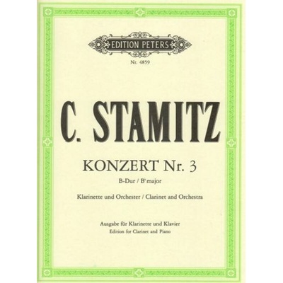 Edition Peters Clarinet Concerto No.3 in B Major