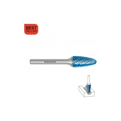 Karnasch Борфреза F (RBF) Ø 8, 0 x 20, 0 (Ø 6, 0) | 65mm HP-3 BLUE-TEC BESTSELLER (115051035)