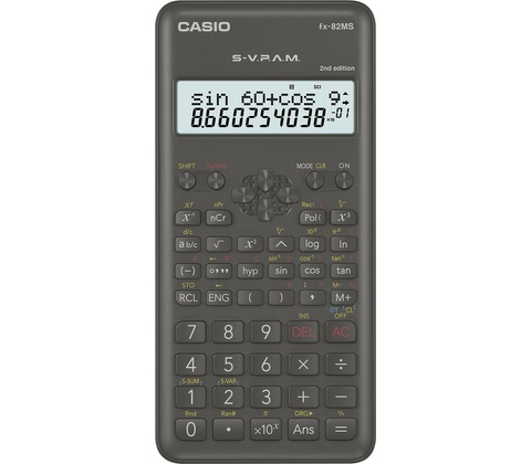 Casio FX 82MS 2E, čierny