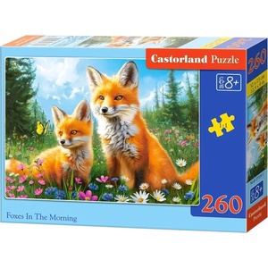 Castorland Пъзел Castorland от 260 части - Утрото на лисиците (B-27729-1) - baby