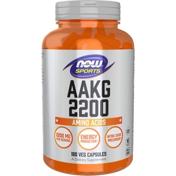 NOW AAKG 2200 550 mg [180 капсули]
