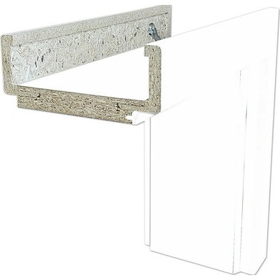 Solodoor obložkové 90 P 100 mm biela snow lakovaná