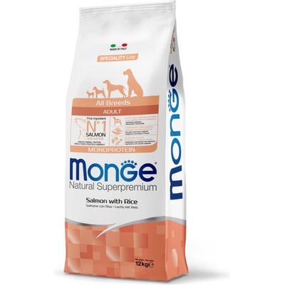 Monge All Breeds Adult Salmon and Rice 12 kg