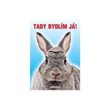 Nálepka 12x8,5 cm králík