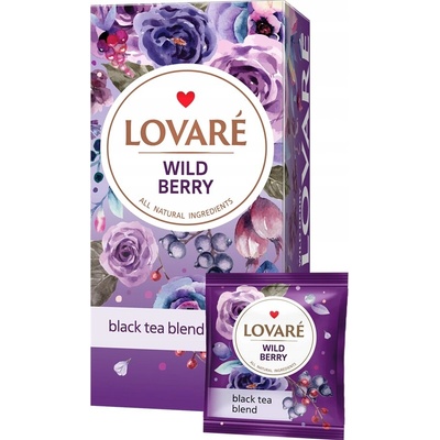 Lovaré Berry Jam bylinný čaj 24 vrecúšok