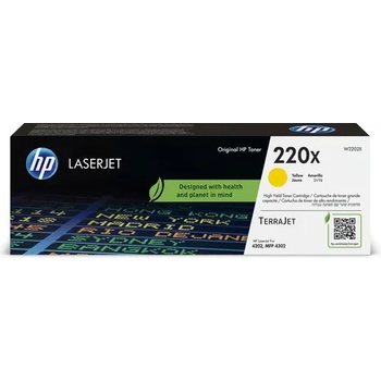 Image 1 of HP КАСЕТА ЗА HP Color Laserjet PRO 4202/MFP 4302 - Yellow - /220X/ - PN W2202X (101HPW2202X)