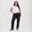 Brave Soul Plus Size Short Sleeve T-shit with Leopard Print Neck and Sleeve Rib - White/Leopard