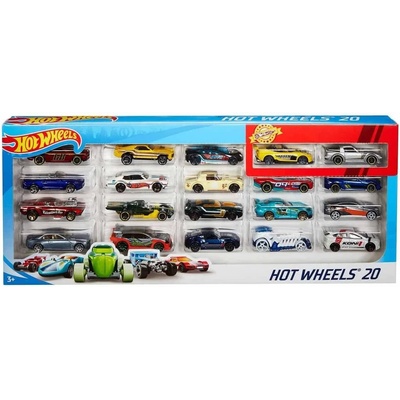 Mattel Комплект колички Mattel Hot Wheels, 20 броя (H7045)