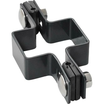 EKOfence Objímka priebežná na plotový stĺpik ZnPVC 60x40mm antracit 4606