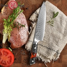 GRAND SHARP Nůž Šéfkuchaře 8" KANTÓ 67 vsrtev damaškové oceli