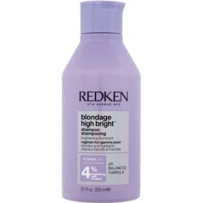 Redken Blondage High Bright 300 ml озаряващ шампоан за изрусена коса за жени