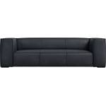 Windsor & Co Тъмносин кожен диван 227 cm Madame - Windsor & Co Sofas (WIN_3S_71_F1_MADAME4)