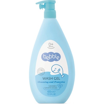Bebble Dětský mycí gel s heřmánkem a měsíčkem lékařským 400 ml