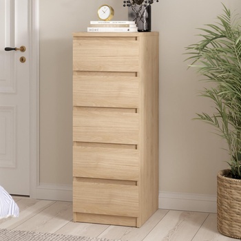 Скрин Naia с 5 чекмеджета Jackson Hickory