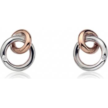 Náušnice Eternity Interlocking Stud DE309