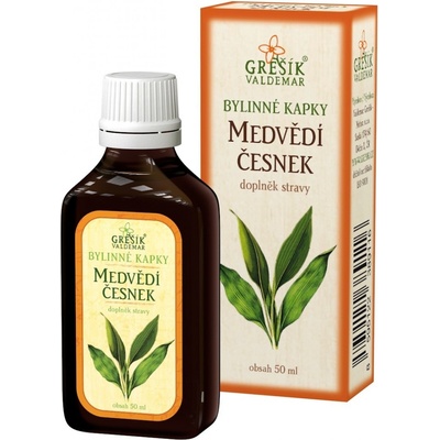 Valdemar Grešík Medvedí Cesnak bylinné kvapky 50 ml