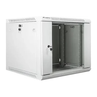Lanberg Комуникационен шкаф, Lanberg rack cabinet 19" wall-mount 9U / 600x600 for self-assembly (flat pack), grey (WF01-6609-10S)