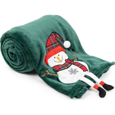 4Home vánoční deka Snowman 150x200
