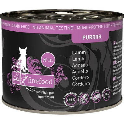Catz Finefood Purr No.111 s jehněčím masem 6 x 200 g