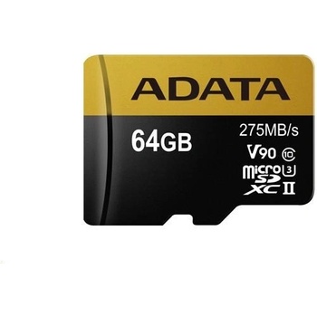 ADATA microSDXC 64GB UHS-II U3 AUSDX64GUII3CL10-CA1