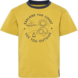 Didriksons Детска тениска Didriksons Kid's Mynta T-Shirt 4 T-shirt - Yellow Pollen - размер 110 (704-5795-0514)
