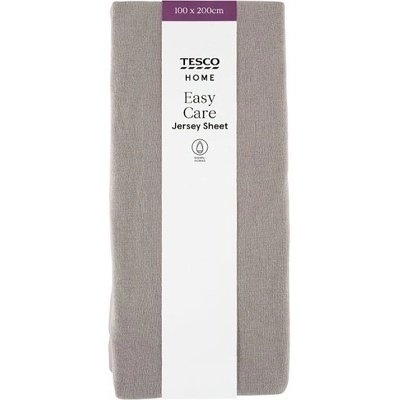 Tesco Home Easy Care Grey plachta 100x200