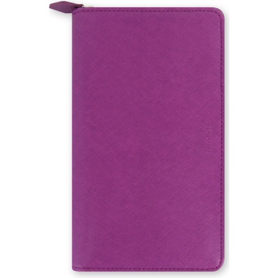 Filofax Saffiano ZIP A6 Compact týdenní 2024 malinový