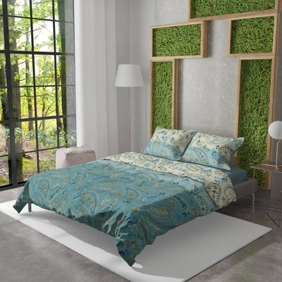 Png Панагюрище Двоен спален комплект с два плика Меко Бохо найт 100% памук