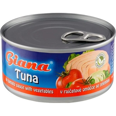 Giana Tuniak kúsky v paradajkovom dresingu so zeleninou 170 g