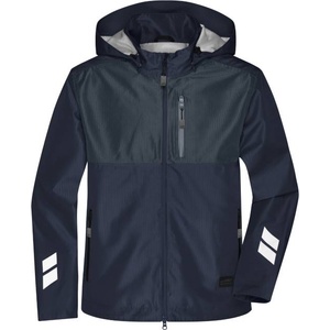 Daiber JN 1814 / Работно яке от твърда шел велур - тъмносиньо/карбоново 6XL (021814q8016)