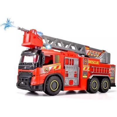Dickie Toys Дики: Volvo FMX мега противопожарна кола с водна функция, светлинни и звукови ефекти (203719031)