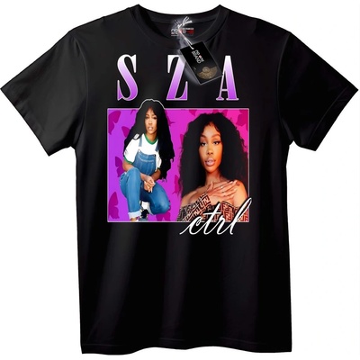 NOONEBRAND Тениска SZA Ctrl Музика - 7XL, White